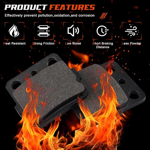 Miniatura 6 de Pastillas de freno 400ex para Honda TRX400X 2009-2014/TRX400EX Sportrax 400 2001-2008/TRX400EX Fourtrax 1999-2000/TRX300EX Fourtrax 300