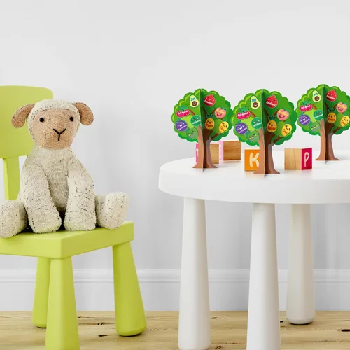 Miniatura 7 de Aginc Berry Juego de 16 recortes de árboles frutales de la Biblia, haz tu propio árbol de frutas con detalles bíblicos, árbol de frutas cristiano