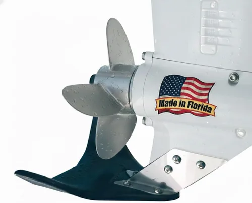 Hydro-Shield Estabilizador de barco Hydrofoil - Escudo montado en esquivador para motores con soporte de montaje de grado marino - Disponible en 4