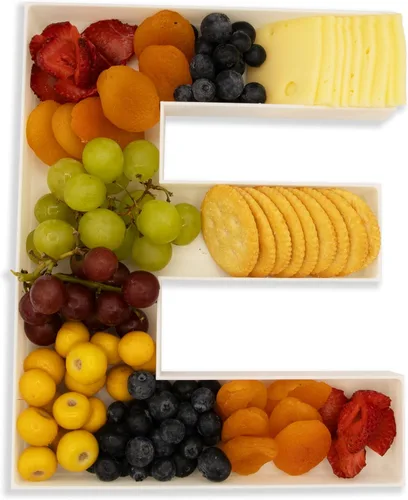 Miniatura 14 de Bandeja de exhibición reutilizable de plástico de 10" para golosinas, charcutería, pop de pastel, caramelos, caja de charcutería, letras