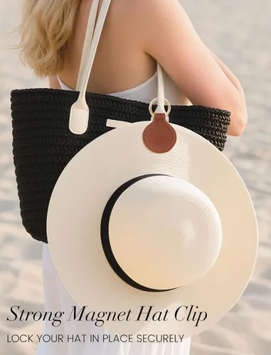 Miniatura 12 de Niveaya Clip magnético para sombrero para viajar en la bolsa, gancho de almacenamiento magnético, accesorio esencial de viaje de vacaciones