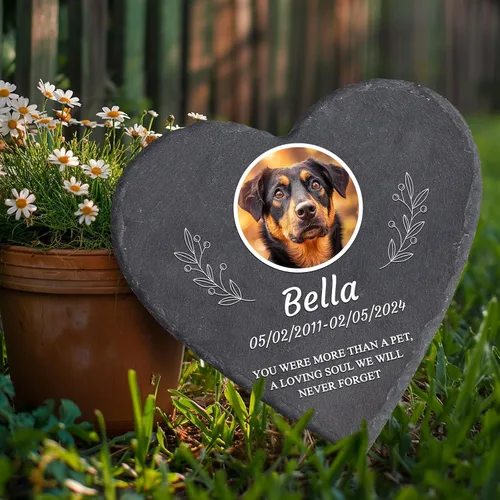 Miniatura 3 de Baosity Piedras conmemorativas para mascotas: regalos para perros y gatos por pérdida, monumentos conmemorativos del puente arcoíris 003