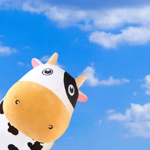 Miniatura 7 de iPlay, iLearn Bouncy Pals - Caballo saltador de vaca lechera, tolva inflable de felpa, juguetes de rebote para interiores y exteriores, regalo