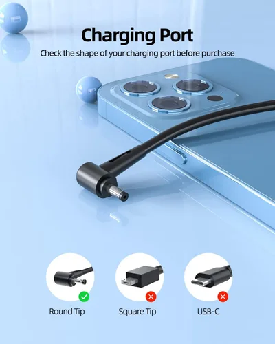 Miniatura 2 de Superer Cargador de CA con certificación UL para Asus Vivobook E12 E203MAH E203MA E203M E203NAH E203NA E203N E203N E203 E201NA E201N E201 Laptop