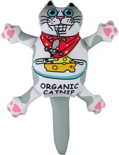 Miniatura 8 de TTcat Almohada Matatabi de hierba gatera Silvervine para gatos y gatitos, juguete grande de cactus para gatos, juguete masticable para gatos