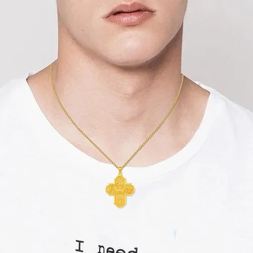 Miniatura 177 de Collar de plata de ley 925 con medalla de San Patrón, colgante de protección católica, amuleto, joyería religiosa para hombres y mujeres