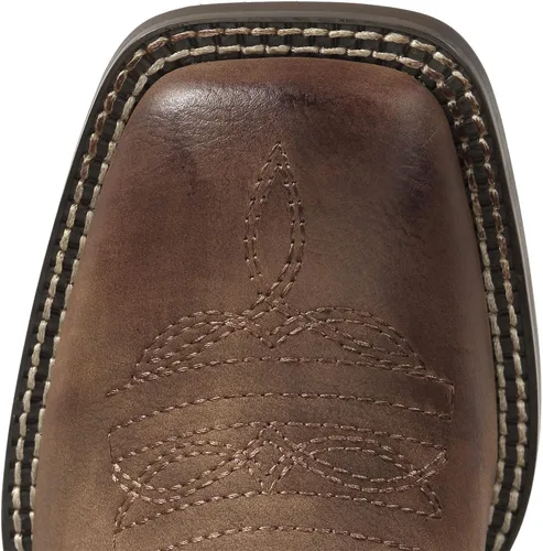 Miniatura 4 de J's.o.l.e Botas vaqueras para mujer, punta cuadrada, pantorrilla ancha, botas vaqueras bordadas