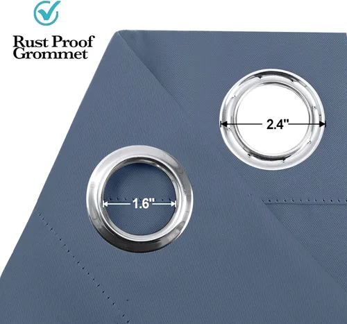 Miniatura 38 de RYB HOME - Cortinas extralargas de privacidad, para bloquear luz, de techo a suelo, para comedor, oficina, sala de estar, cine en casa, patio, 8.3