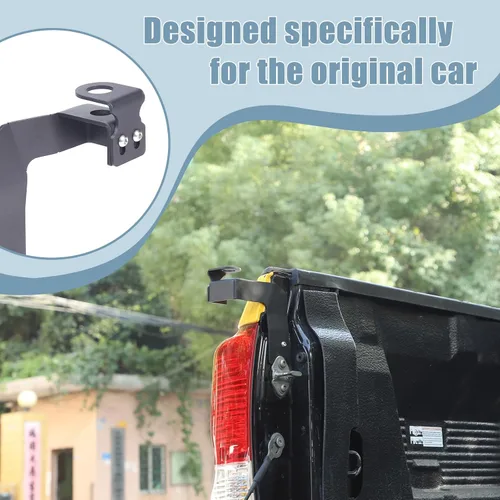 Miniatura 5 de Soporte de antena para portón trasero de automóvil, kit de soporte de antena CB compatible con Toyota Tundra 2007-2013, camionetas, antena