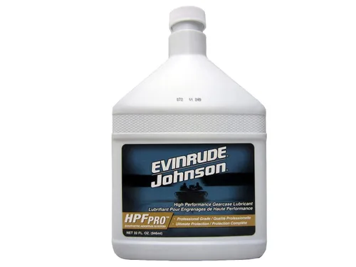 Company Johnson/Evinrude/OMC/BRP Store. E-Tec HPF Pro - Lubricante para caja de cambios de 32 onzas para fueraborda y accionamientos Sterndrives