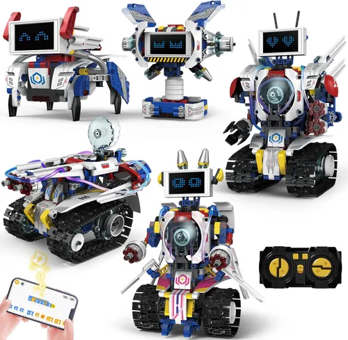 Miniatura 10 de HPROMOT Robot de juguete RC para niños, robot de control remoto, sensor de gestos inteligente, recargable y programable, robot para caminar, bailar