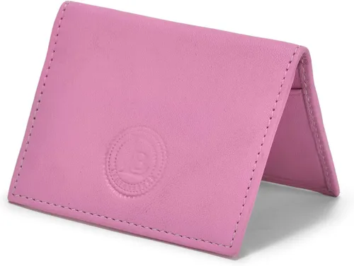 Miniatura 34 de Leatherboss - Cartera delgada y plegable de piel auténtica Soporte para tarjeta de crédito, débito, identificación Compacta y elegante
