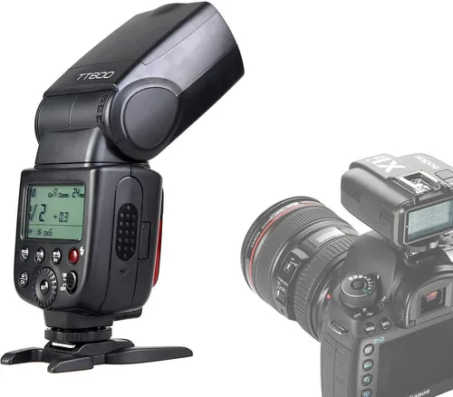 Miniatura 3 de Godox 3 piezas TT600 Speed Sync 2.4G GN60 Kit de flash de cámara Speedlite, 3X TT600+Diffuros+filtros de alto flash con Godox X2T-C transmisor
