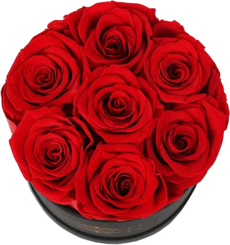 Miniatura 5 de NATROSES - Rosas preservadas, rosas en caja que duran hasta tres años, rosas duraderas para ella, regalos de flores preservadas para ella, regalos