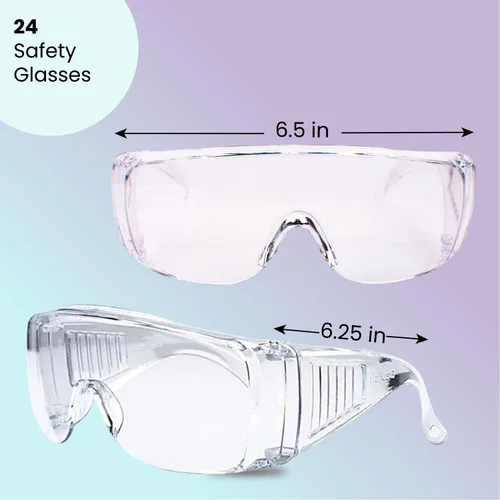 Miniatura 2 de Aqulius OTG - Gafas de seguridad – Lentes de policarbonato a prueba de niebla y antivaho – Gafas de seguridad de bajo perfil sobre gafas