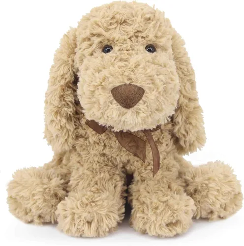 Miniatura 13 de WEIGEDU Peluche de perro pastor Beagle blanco y negro Border Collie, juguetes de peluche para niños y niñas, bebé, cumpleaños, Pascua