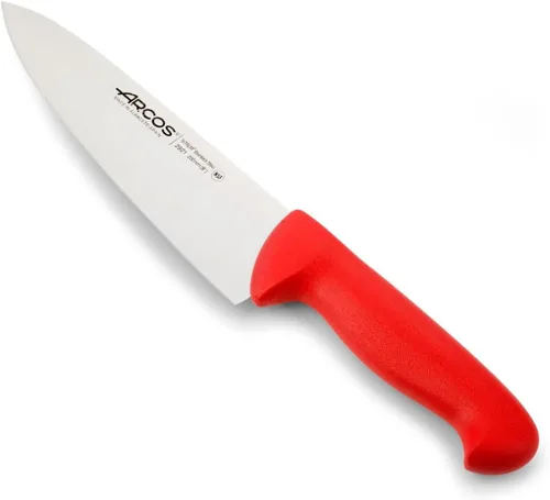 Miniatura 8 de Arcos Cuchillo de chef de acero inoxidable nitrum de 8 pulgadas y hoja de 7.874 in. Cuchillo de cocina profesional multiusos. Mango ergonómico