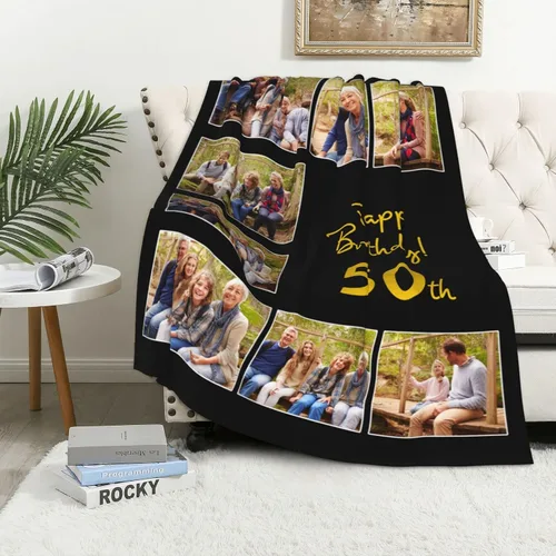 Miniatura 41 de JCETUNO Regalos personalizados de San Valentín para él y ella, mantas personalizadas con foto, mantas de fotos personalizadas, mantas de fotos
