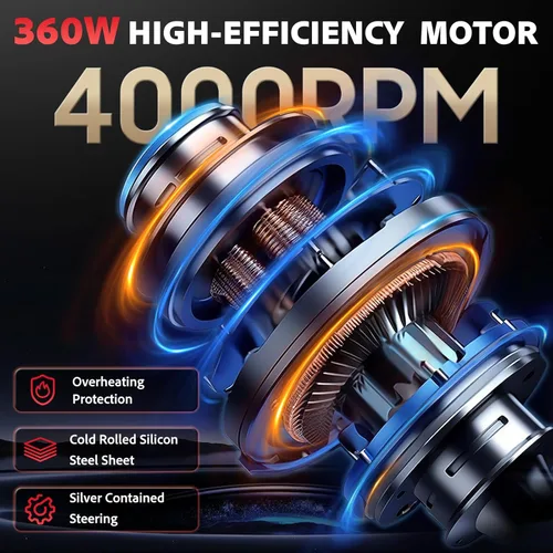 Miniatura 3 de TaskStar Bomba de transferencia de combustible con batería, bomba eléctrica de 13 GPM con batería de 21V 4.0Ah y cargador, bomba inalámbrica