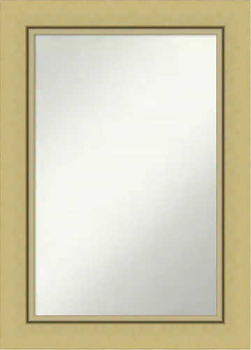Miniatura 102 de Amanti Art Landon Gold Espejo de baño, espejo de pared o espejo de tocador de baño sobre el fregadero (26.25 x 26.25 pulgadas) Espejo no biselado