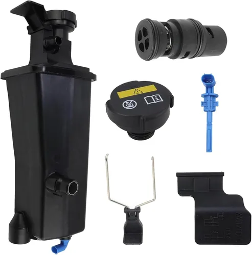 Miniatura 9 de Kit de depósito de recuperación de desbordamiento de refrigerante de motor de 6 piezas para BMW 1998-2006 E46 316i 318i 320i 320Ci 323i 325i 323Ci