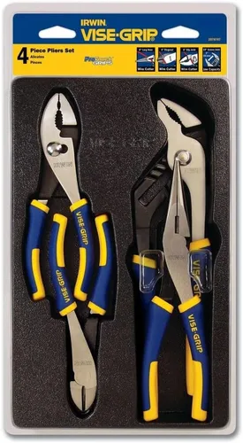 Miniatura 5 de IRWIN VISE-GRIP - Juego de alicates (4 piezas, 2078707), color azul