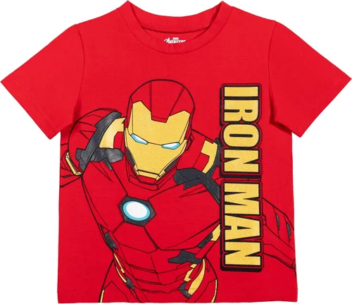 Miniatura 5 de Marvel Avengers Black Panther Captain America Iron Man Little Boys 4 Pack Graphic T-Shirts