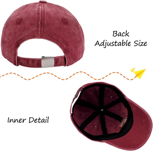 Miniatura 3 de Gorras de béisbol de tractor de granja para niños y niñas, sombrero vintage lavado, ajustable, divertido sombrero para papá para niños pequeños de 3