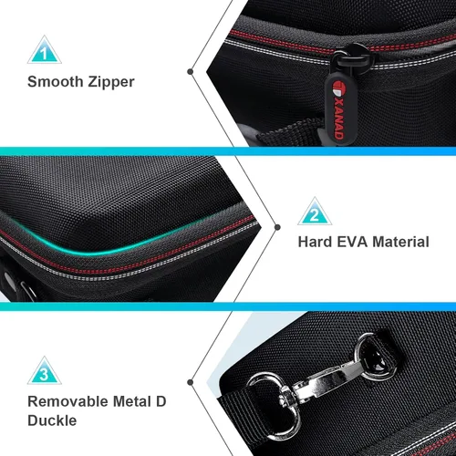 Miniatura 3 de XANAD Funda rígida para cámara Sony Alpha ZV-E10 / ZV-1 / ZV-1F / ZV-1 II Vlogging con kit de accesorios Vlogger trípode (GP-VPT2 BT) y micrófono