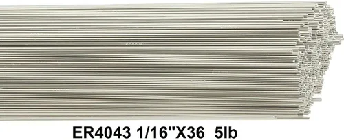 Miniatura 2 de Aluminio 4043 TIG varilla de soldadura TIG Alambre de soldadura ER4043 1/16 "X36" 5Ib Box Tig Rod (1/16 "caja de 5 libras)