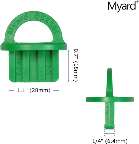 Miniatura 3 de Myard - Accesorios para macetas de madera maciza, DJS6.4 20pk