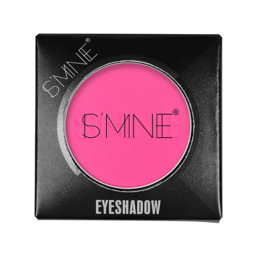 Miniatura 2 de ISMINE - Sombra de ojos en polvo rosa mate, alta pigmentación, larga duración, color intenso, la mejor sombra de ojos rosa Rosa fuerte