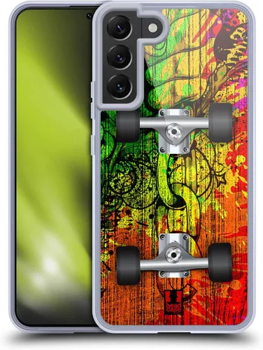 Miniatura 10 de Head Case Designs Reggae Skateboards Gel Case [Military Grade Protection] Compatible with Samsung Galaxy S22+ 5G and Compatible with MagSafe