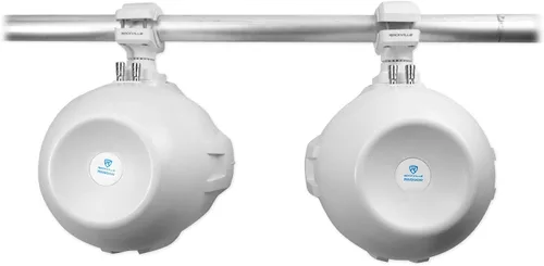 Miniatura 9 de Rockville RWB90W Par de altavoces de torre de wakeboard marinos de 8 pulgadas, 600 W, 200 RMS, giro de 360 grados, impermeable, sonido de alta Blanco