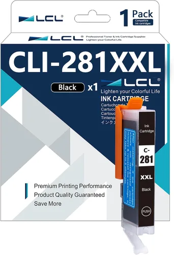 Miniatura 11 de LCL Cartucho de tinta azul fotográfico compatible CLI-281 de repuesto para Canon CLI-281XL CLI-281XXL 281 PB funciona con Canon PIXMA TS8120 TS8220