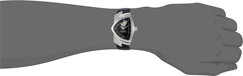 Miniatura 3 de Hamilton Reloj de hombre con forma de escudo automático de corazón abierto Ventura H24515732, Negro