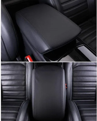 Miniatura 7 de XITER Protector de funda para reposabrazos de automóvil, 1 almohadilla de cuero para consola central para Edge 2015-2024, protector de caja