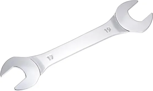 uxcell Llave fina de extremo abierto, 0.669 in x 0.748 in, espejo métrico, acero de alto carbono, para mantenimiento doméstico y reparaciones