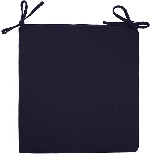 Miniatura 4 de Sigmat - Funda para cojín de asiento de exterior repelente al agua, para silla cuadrada, solo funda, color azul marino, 18"x18"x2" (2 fundas)