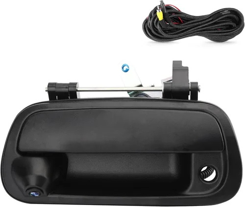 Manija de la puerta trasera de la cámara de respaldo compatible con Toyota Tundra 2000-2006 SR5 Base Limited, cámara de respaldo inversa de repuesto