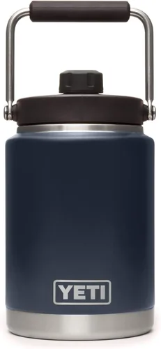 Miniatura 10 de YETI Rambler Jarra de Medio Galón, Aislada al Vacío, A Prueba de Fugas, Acero Inoxidable con MagCap Rosa (Tropical Pink)