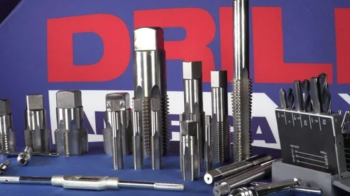 Miniatura 11 de Macho de roscar manual de serie DWT de Drill America, de acero rápido , 1