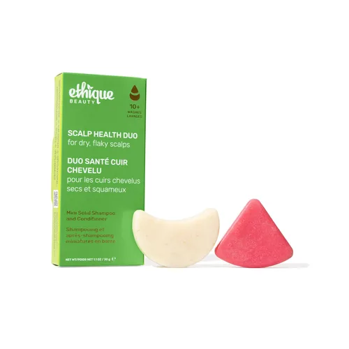 Miniatura 8 de Ethique Beauty Mini Sampler - Juego de barra de champú y acondicionador sólido, champú clarificador para cabello graso con aceite de ricino, sin