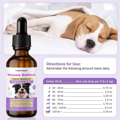 Miniatura 5 de Suplementos para el cáncer de perro – Pet Critical Guard – Defensa inmunológico, salud celular, antioxidantes con hongo cola de pavo – Suplemento