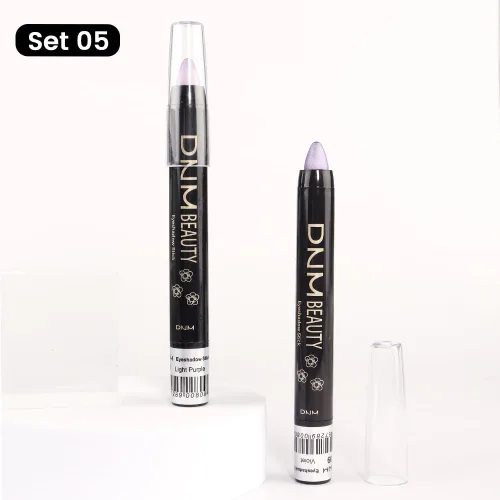 Miniatura 7 de evpct - Juego de lápices de sombra en crema para ojos, a granel, morado claro y violeta brillante, 2 unidades, 08+09 Juego de 2 piezas: morado claro