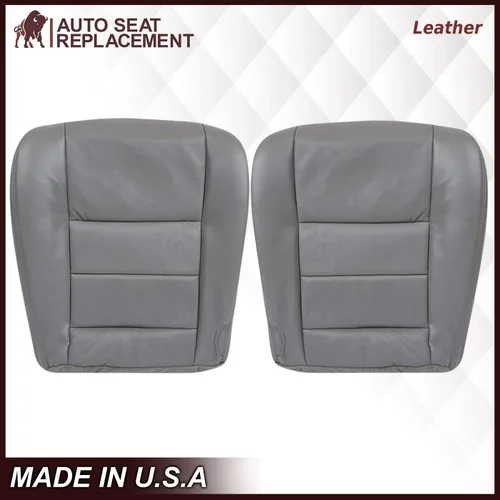 Miniatura 4 de Auto Seat Replacement Fundas de asiento de repuesto para Ford F250 F350 Lariat XL XLT 2003, 2004, 2005, 2006, 2007, color gris pedernal