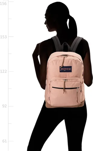 Miniatura 8 de Mochila JanSport Right Pack - Mochila duradera para el día con bolsillo acolchado para portátil de 15 pulgadas, Rosa brumosa, Tamaño único