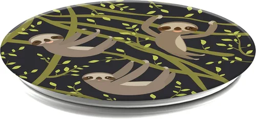 Miniatura 3 de PopSockets Agarre para teléfono con soporte expandible, agarre adhesivo - Sloths-A-Lot Perezosos-A-Lot