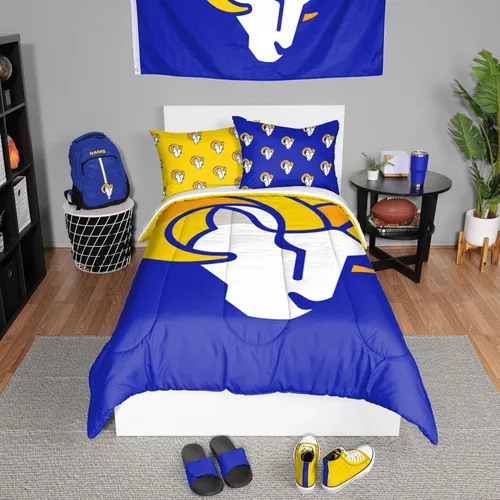 Miniatura 12 de FOCO Unisex-Adult NFL Team Logo Bed in a Bag Comforter Bedding 3-Piece Set