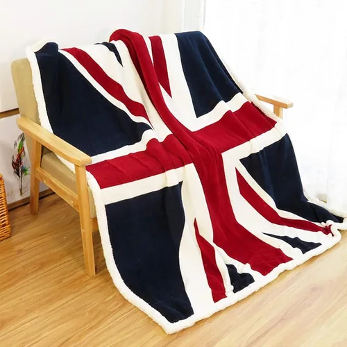 Miniatura 55 de UKELER - Manta Boho Sherpa 60" x 50" - Mantas de franela suaves y esponjosas para cama/sofá/oficina/camping A-bohemio
